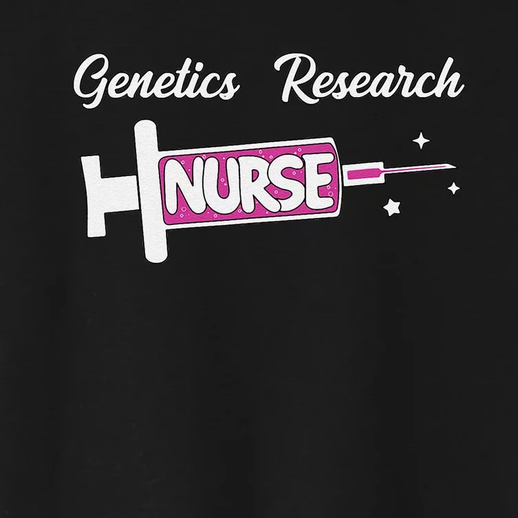 Genetics Research Nurse Cute Genetics Nursing Unit Rn Women's Crop Top Tee