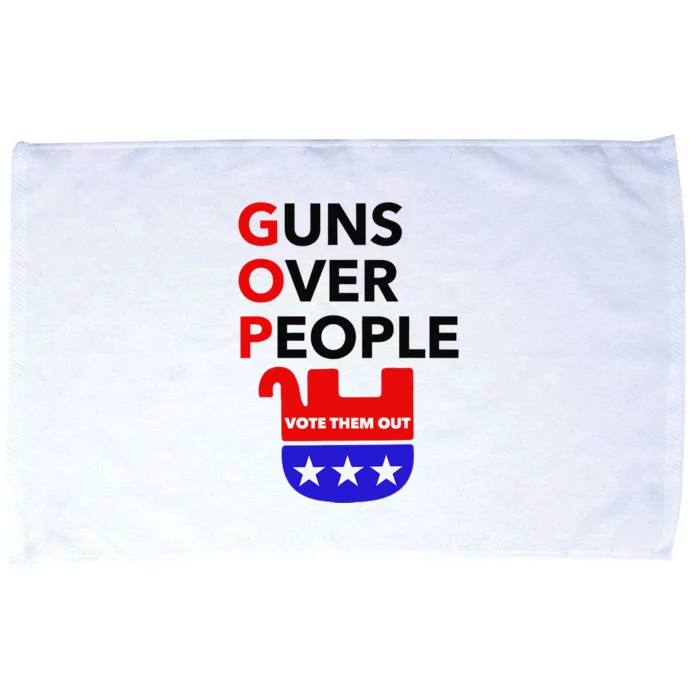 Gun Reform Now GOP Guns Over People Vote Them Out Microfiber Hand Towel