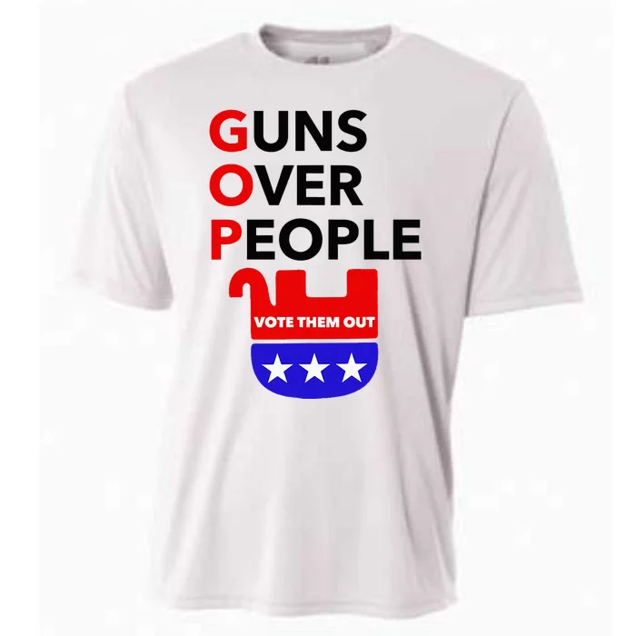 Gun Reform Now Gopguns Over People Vote Them Out Cooling Performance Crew T-Shirt