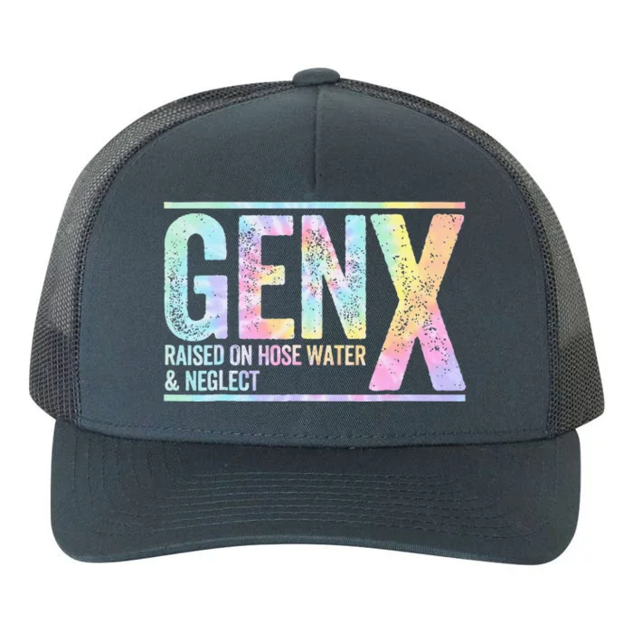 Genx Raised On Hose Water & Neglect Yupoong Adult 5-Panel Trucker Hat