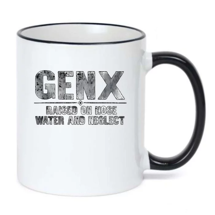 Genx Raised On Hose Water And Neglect Black Color Changing Mug