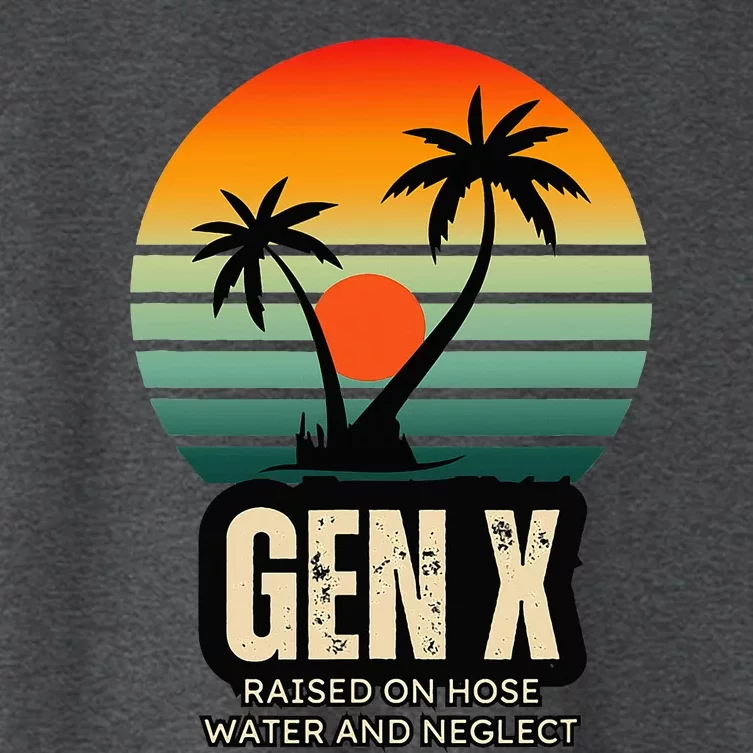 Genx Raised On Hose Water And Neglect Women's Crop Top Tee