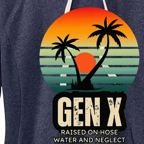 Genx Raised On Hose Water And Neglect Women's Fleece Hoodie