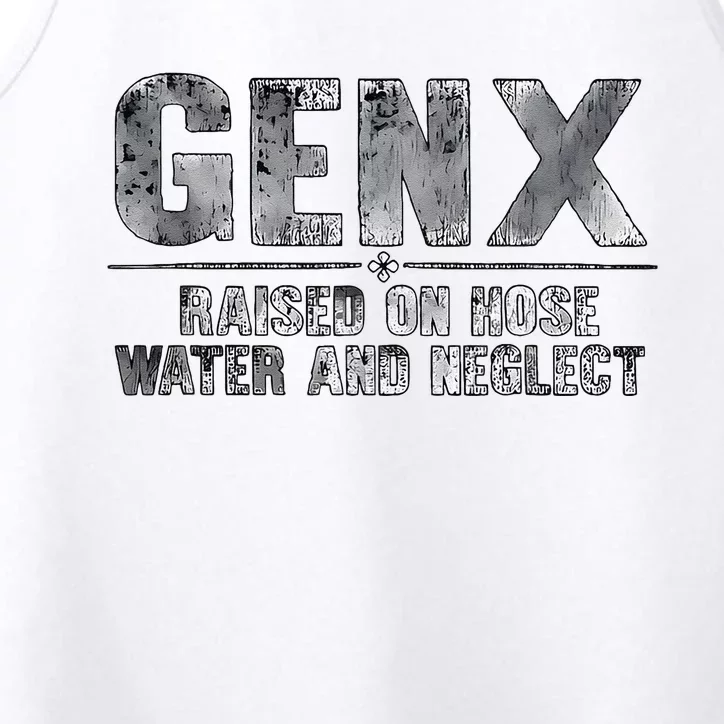 Genx Raised On Hose Water And Neglect Retro Performance Tank