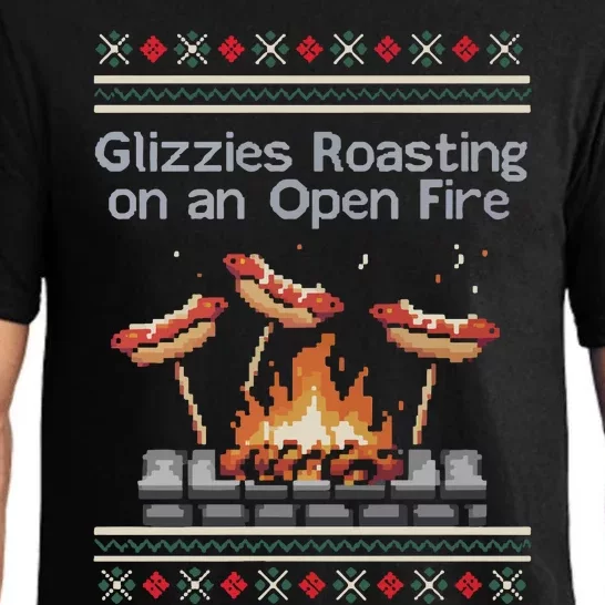 Glizzies Roasting On An Open Fire Tacky Pajama Set