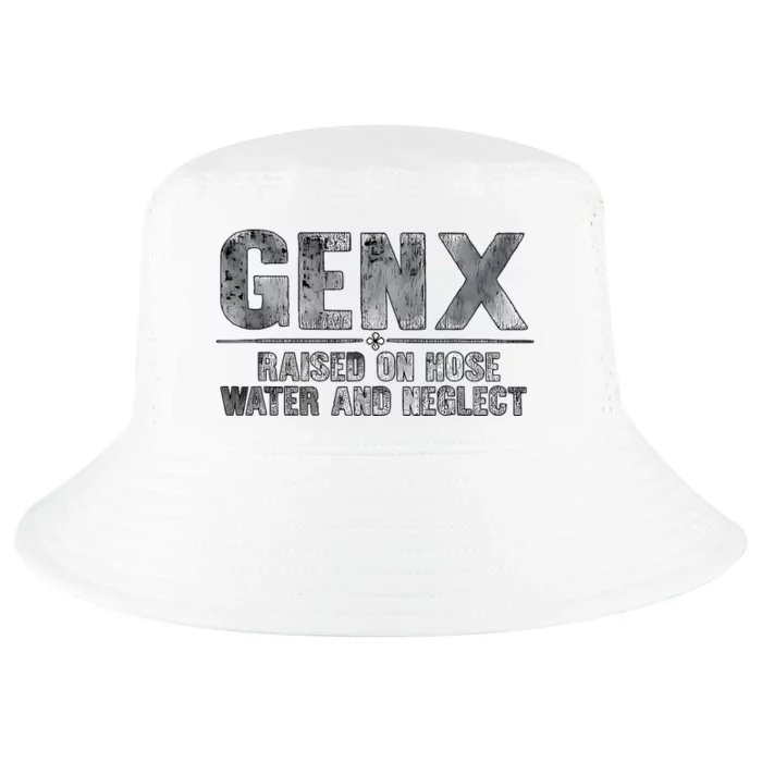 Genx Raised On Hose Water And Neglect Cool Comfort Performance Bucket Hat