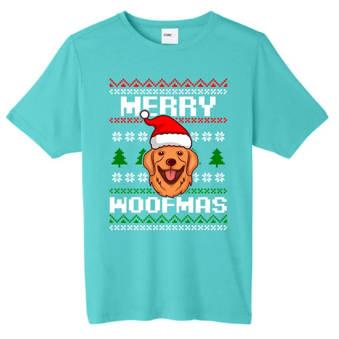 Golden Retriever Owner Ugly Christmas Dog Lover Meaningful Gift ChromaSoft Performance T-Shirt