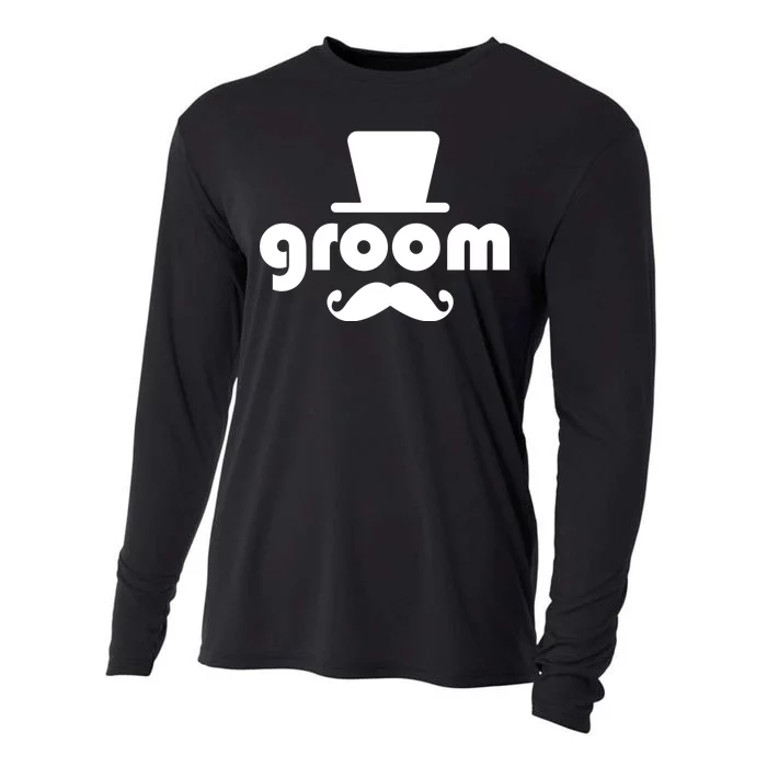 Groom Bachelor Party Cooling Performance Long Sleeve Crew