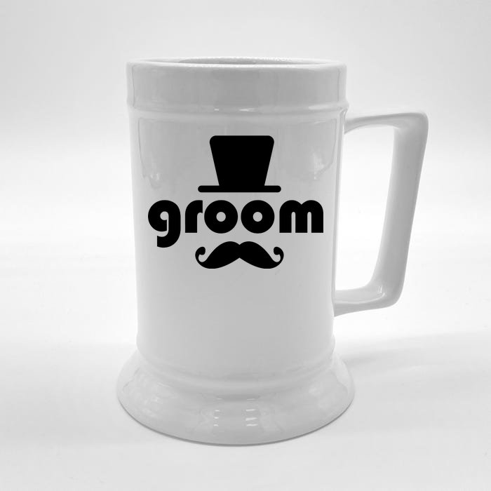 Groom Bachelor Party Front & Back Beer Stein