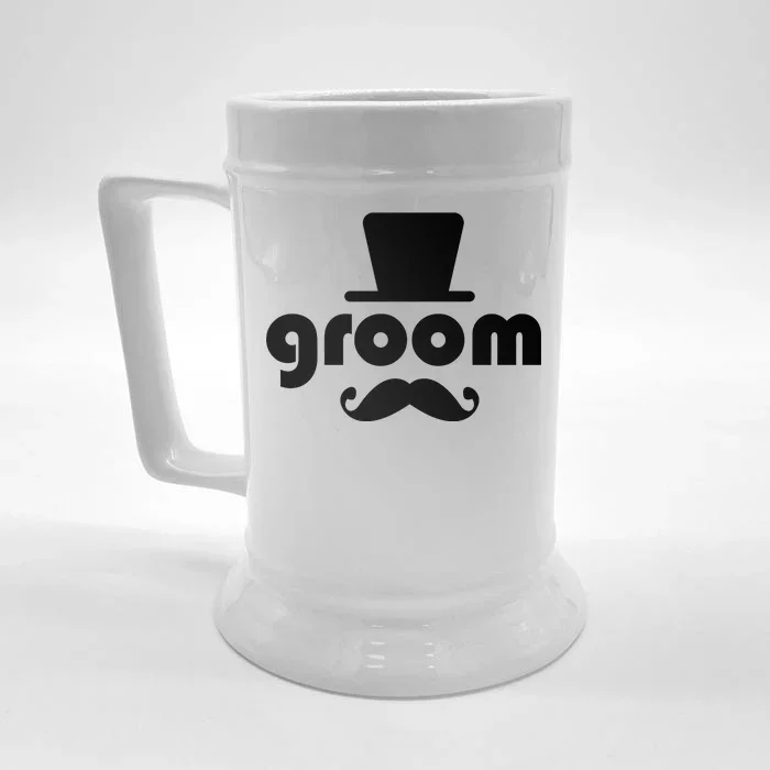 Groom Bachelor Party Front & Back Beer Stein