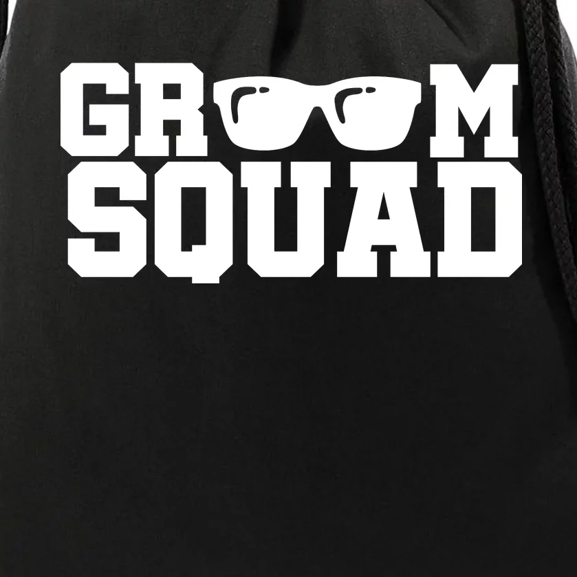 Groom Squad Drawstring Bag