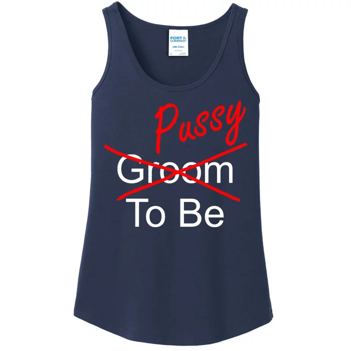 Groom To Be Pussy Ladies Essential Tank