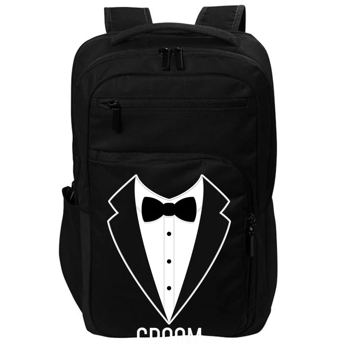 Groom Wedding Tuxedo Impact Tech Backpack