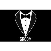 Groom Wedding Tuxedo Bumper Sticker