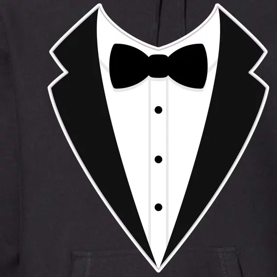 Groom Wedding Tuxedo Premium Hoodie