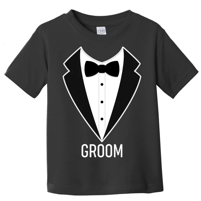 Groom Wedding Tuxedo Toddler T-Shirt