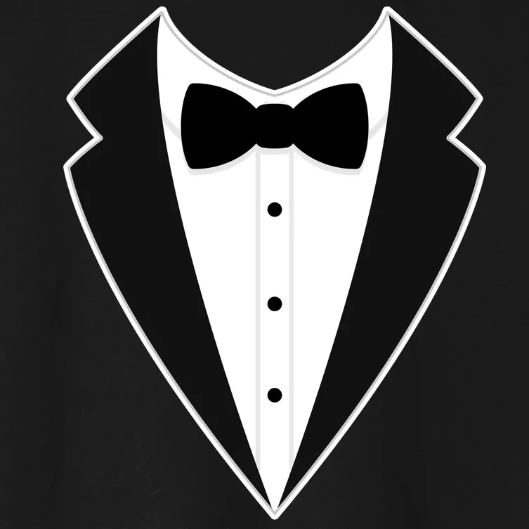 Groom Wedding Tuxedo Women's Crop Top Tee