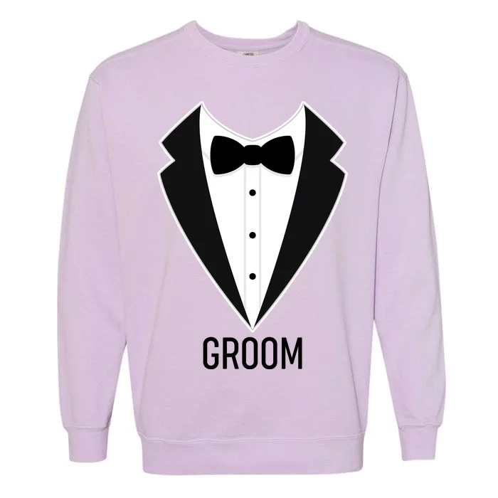 Groom Wedding Tuxedo Garment-Dyed Sweatshirt