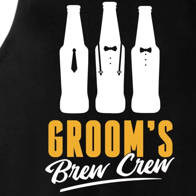 Grooms Brew Crew Ladies Tri-Blend Wicking Tank