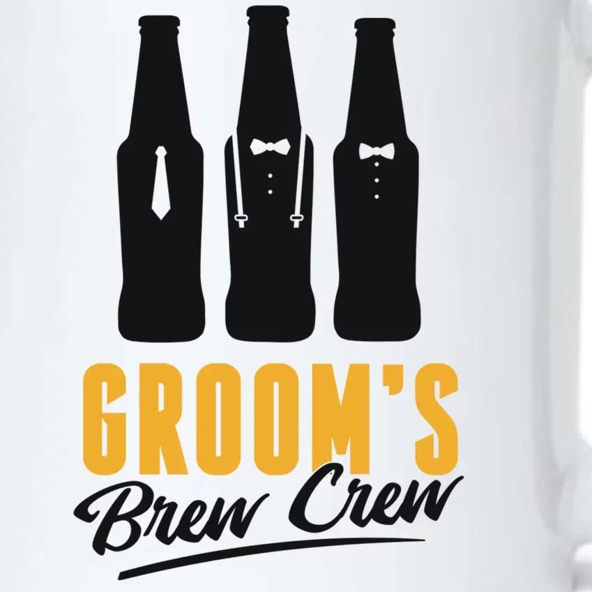 Grooms Brew Crew Black Color Changing Mug