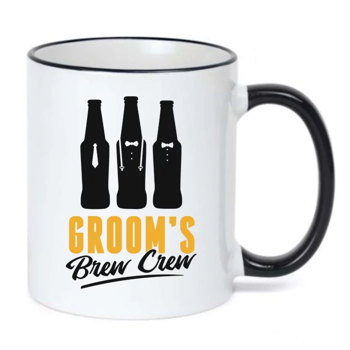 Grooms Brew Crew Black Color Changing Mug