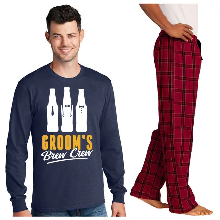 Grooms Brew Crew Long Sleeve Pajama Set