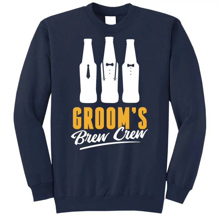 Grooms Brew Crew Tall Sweatshirt