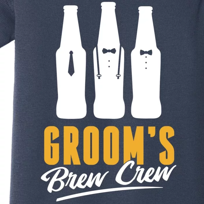 Grooms Brew Crew Baby Bodysuit