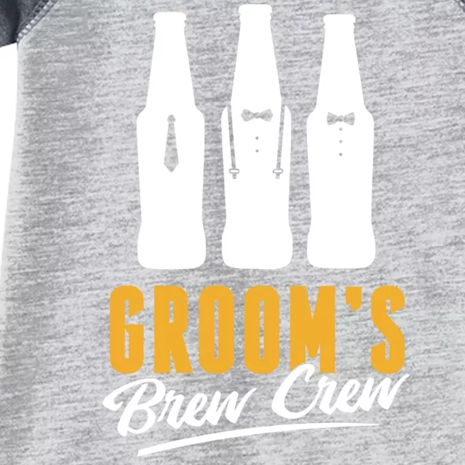 Grooms Brew Crew Infant Baby Jersey Bodysuit