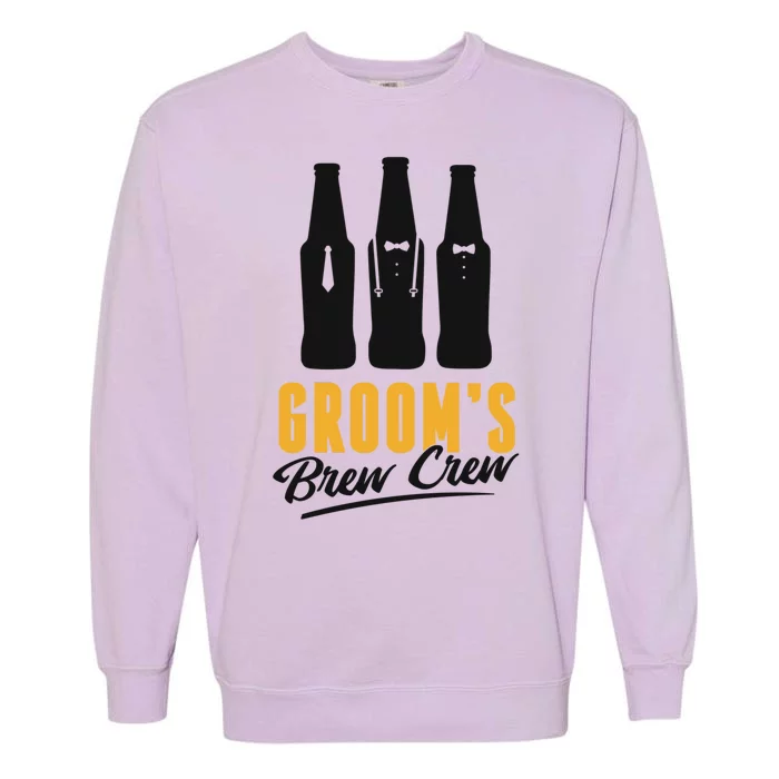 Grooms Brew Crew Garment-Dyed Sweatshirt