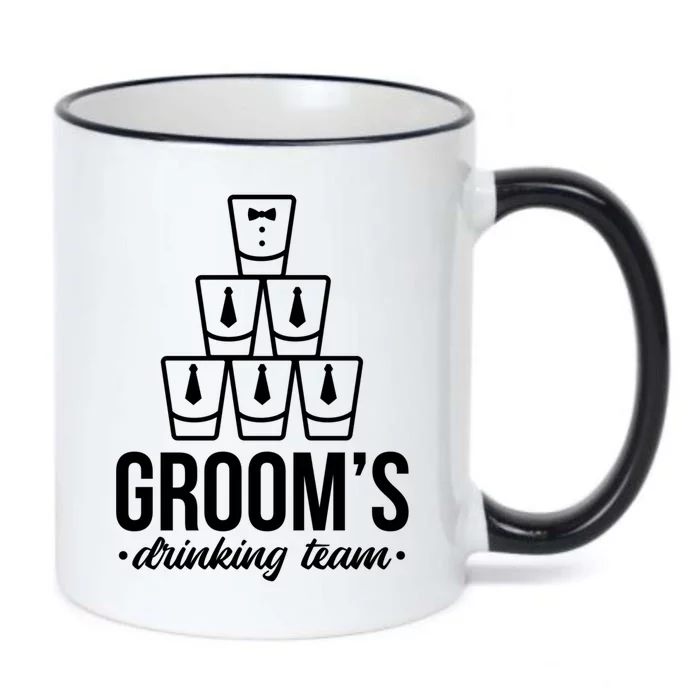 Grooms Drinking Teem Glass Black Color Changing Mug