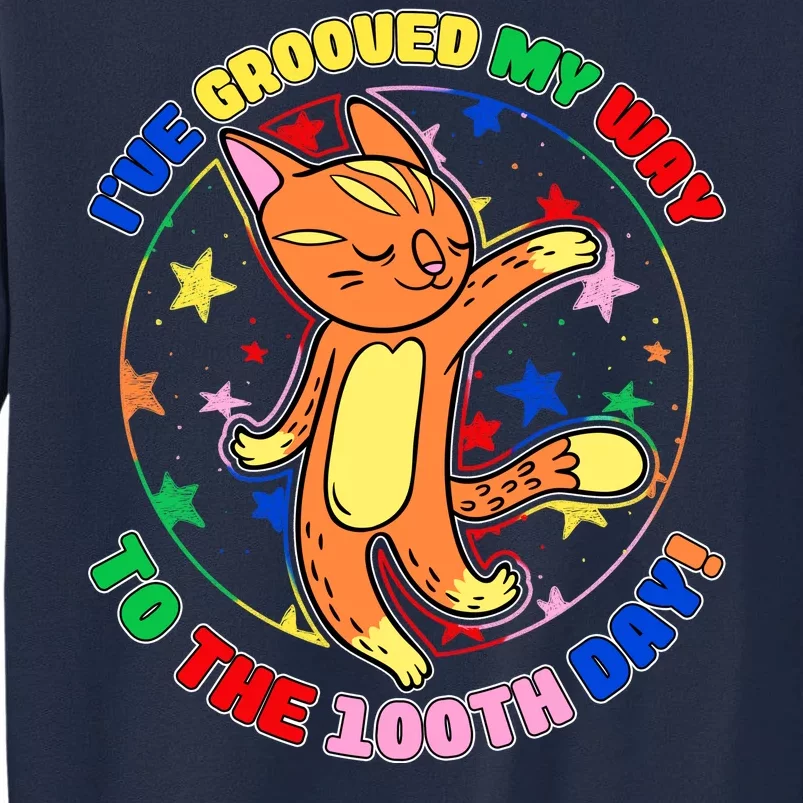 Groovy Cat 100th Day of School Tall Sweatshirt