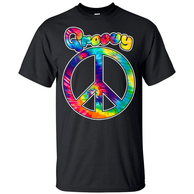 Groovy Peace Sign Tall T-Shirt
