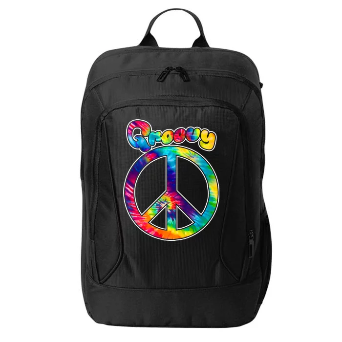 Groovy Peace Sign City Backpack