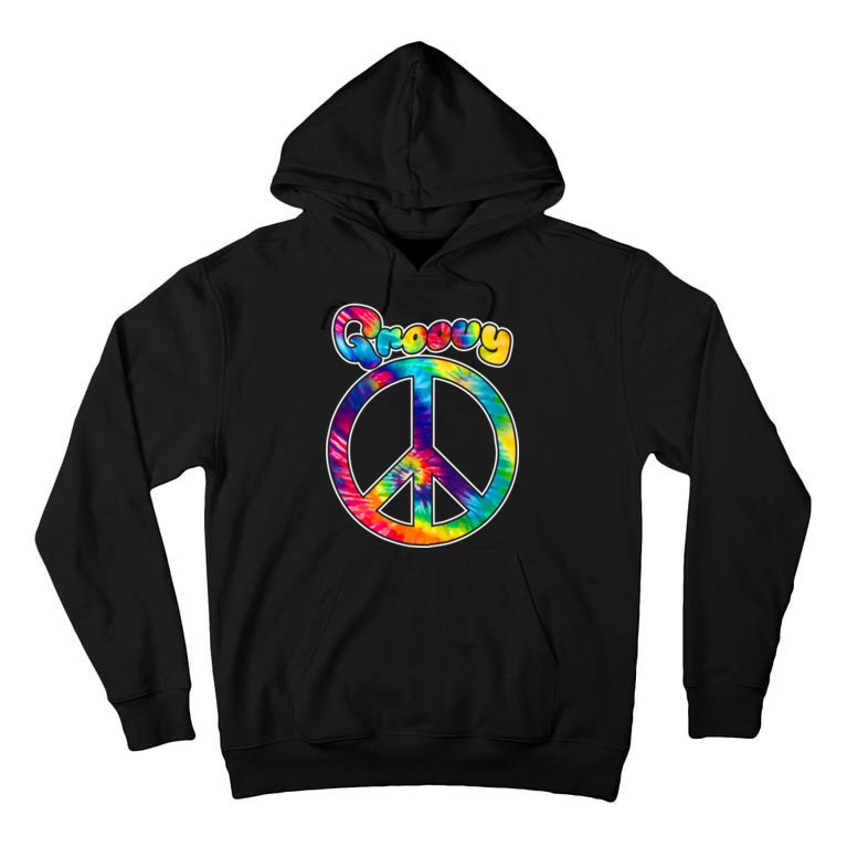 Groovy Peace Sign Tall Hoodie