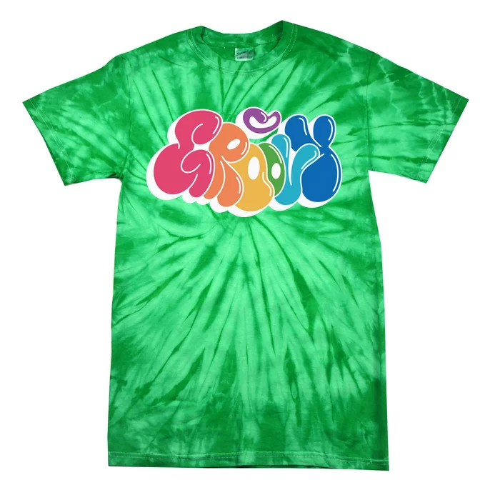 Groovy Retro Colorful Tie-Dye T-Shirt