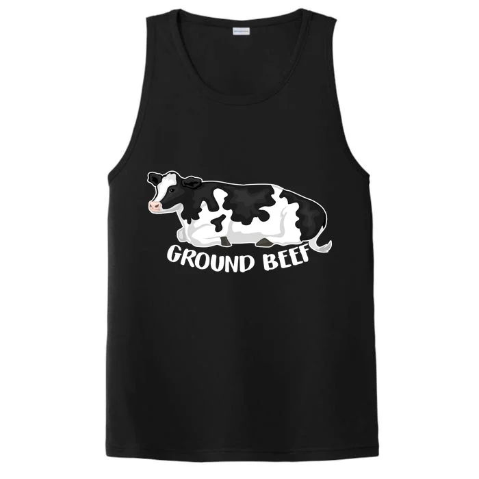 Ground Beef Funny Cow Performance Tank