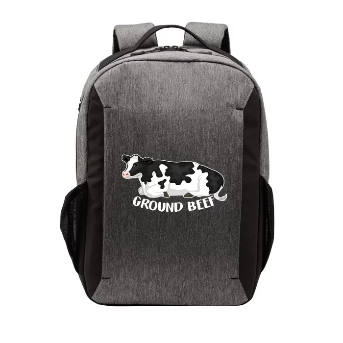 Ground Beef Funny Cow Vector Backpack