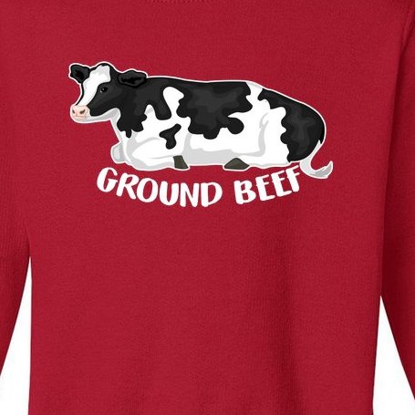Ground Beef Funny Cow Toddler Sweatshirt