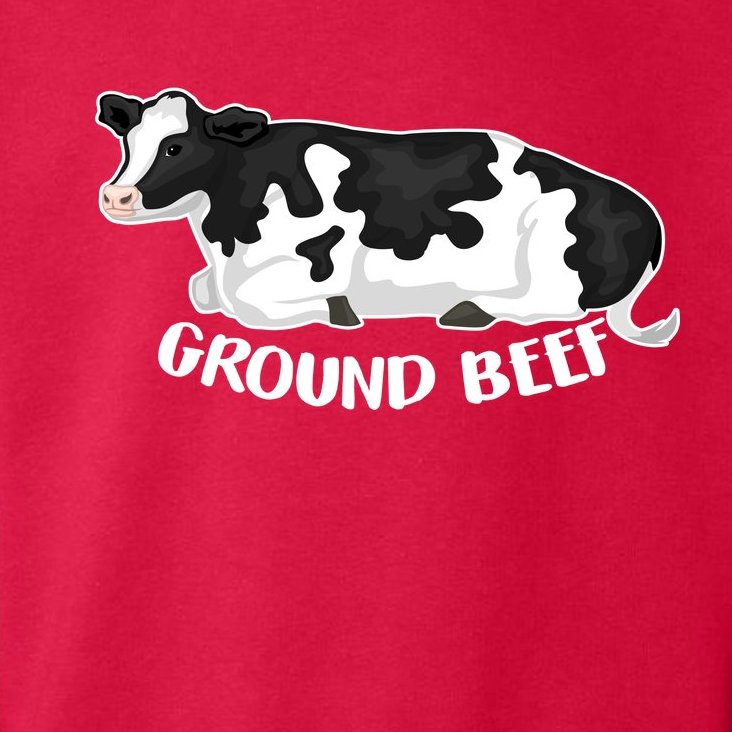 Ground Beef Funny Cow Toddler Hoodie