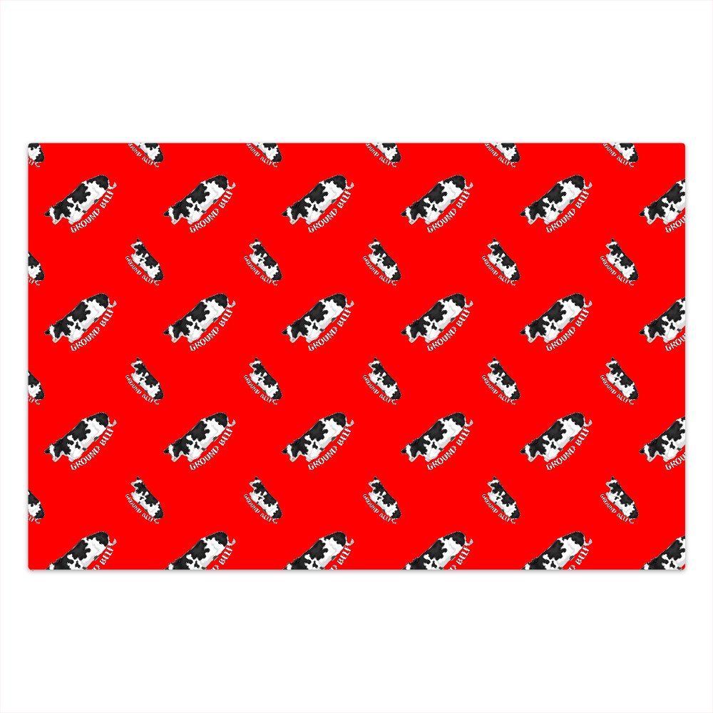 Ground Beef Funny Cow Front & Back Wrapping Paper