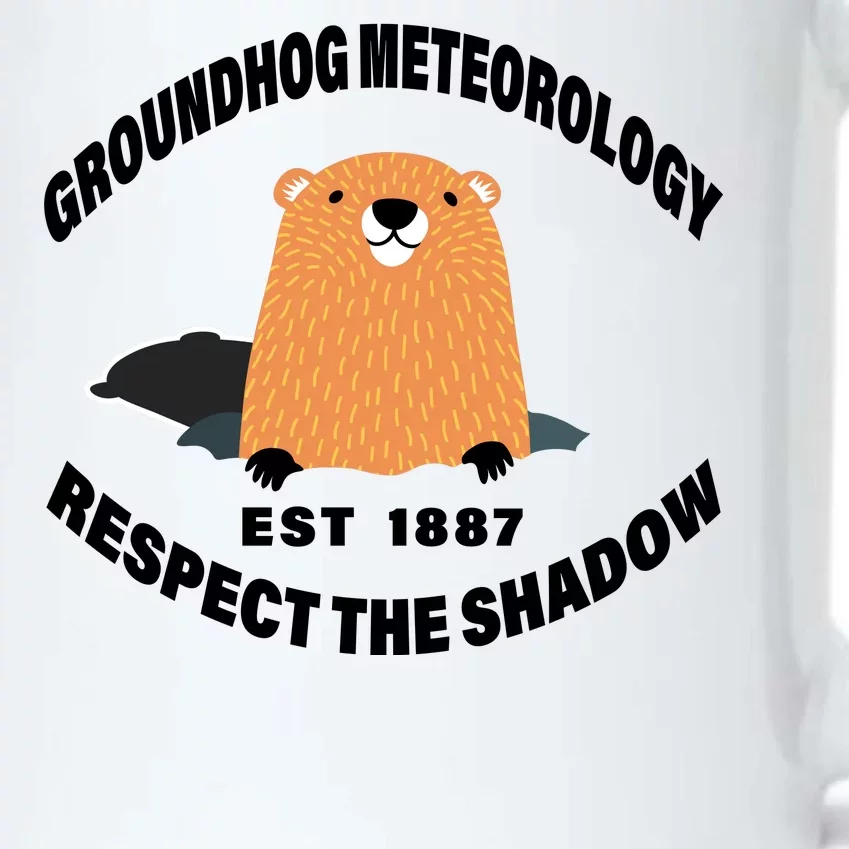 Groundhog Meteorology Respect The Shadow Black Color Changing Mug