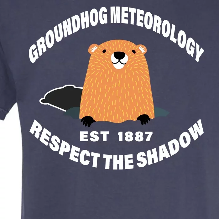 Groundhog Meteorology Respect The Shadow Garment-Dyed Heavyweight T-Shirt