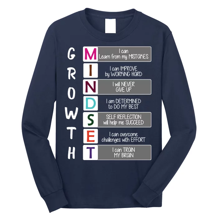 Growth Mindset Long Sleeve Shirt