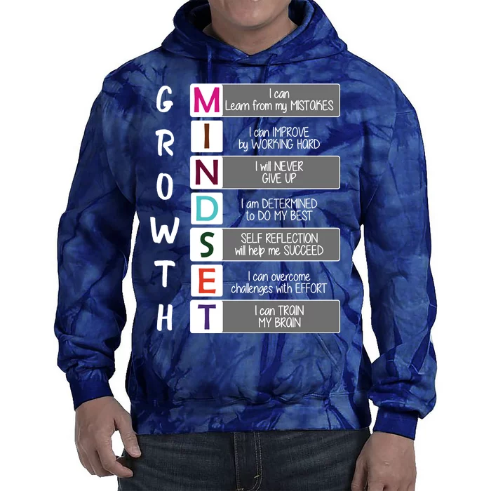 Growth Mindset Tie Dye Hoodie