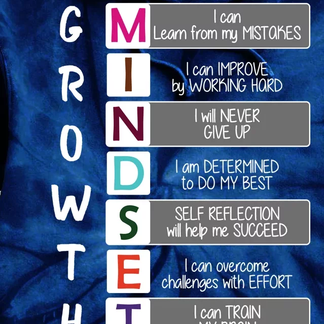 Growth Mindset Tie Dye Hoodie