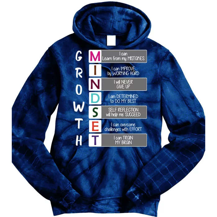 Growth Mindset Tie Dye Hoodie