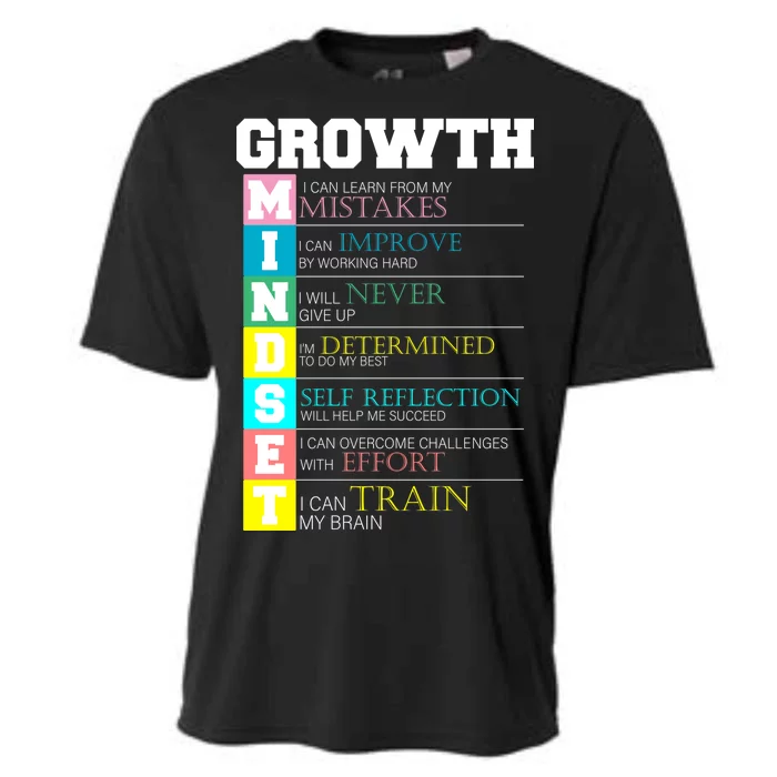 Growth New Mindset And Resolution Cooling Performance Crew T-Shirt