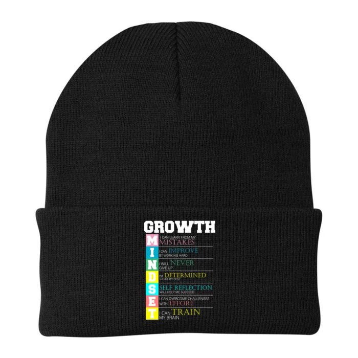 Growth New Mindset And Resolution Knit Cap Winter Beanie