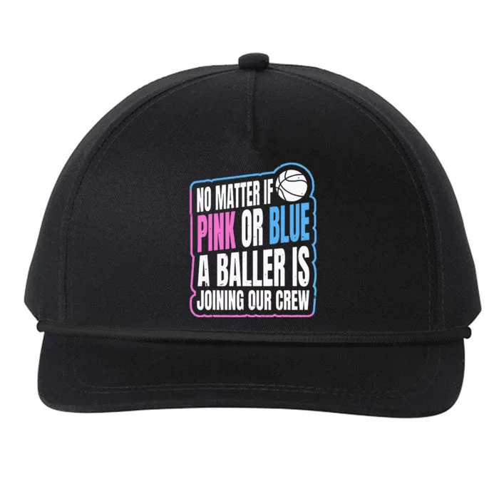 Gender Reveal Party Quote For A Basketball Player Snapback Five-Panel Rope Hat